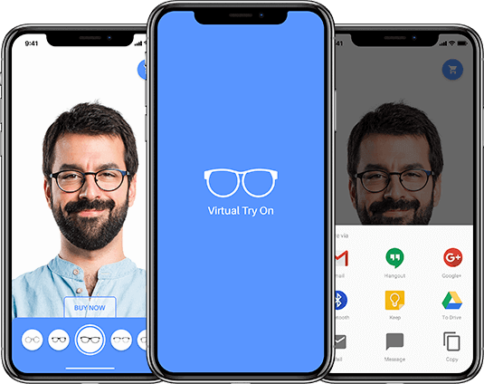 virtual try-on glasses