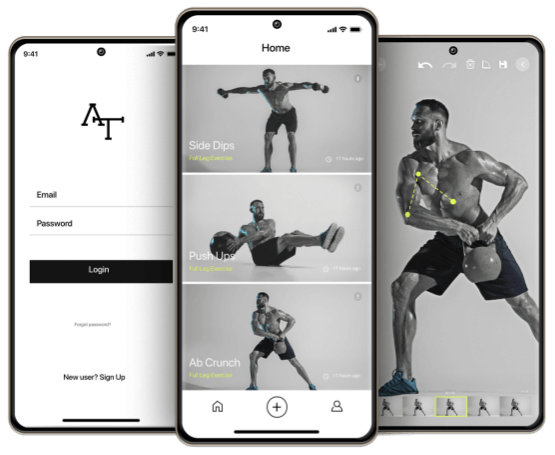 ai-based health & fitness training app