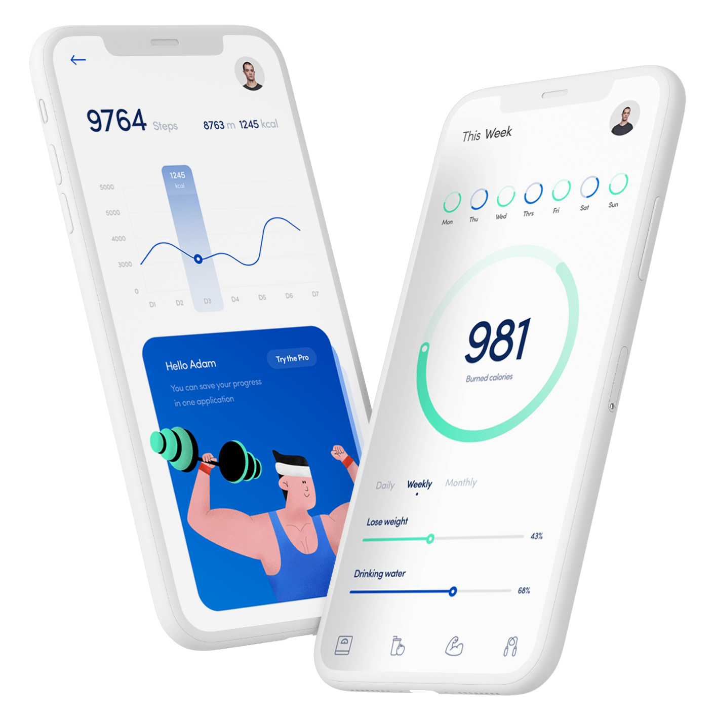 damusy fitness tracker app