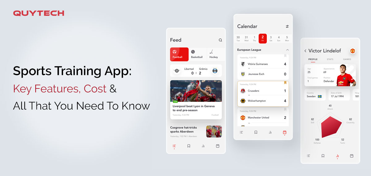 Sports Training App Key Features, Cost & All