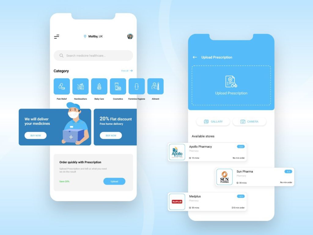 mobile delivery apps