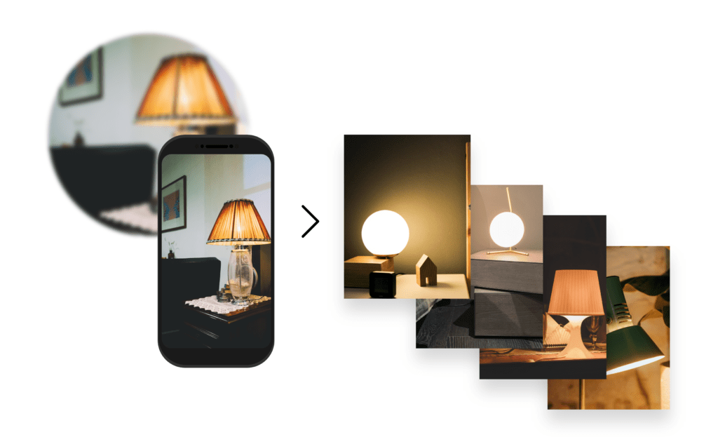 AI visual search