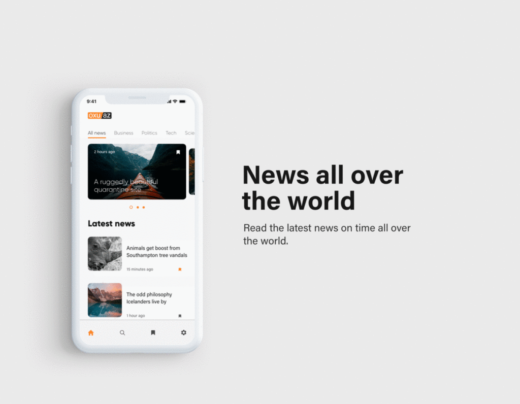 AI-based news app