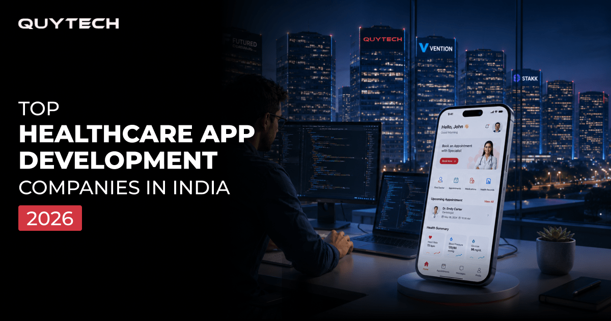 top healthcare app development companies in india