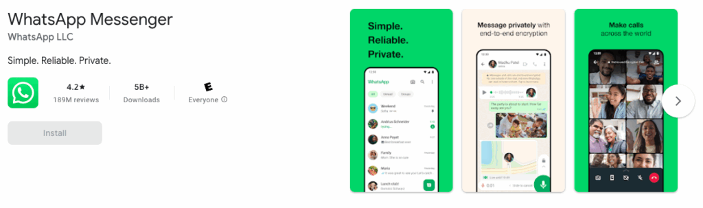 whatsapp messenger