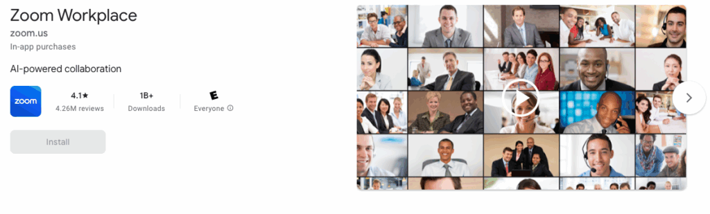 zoom workplace