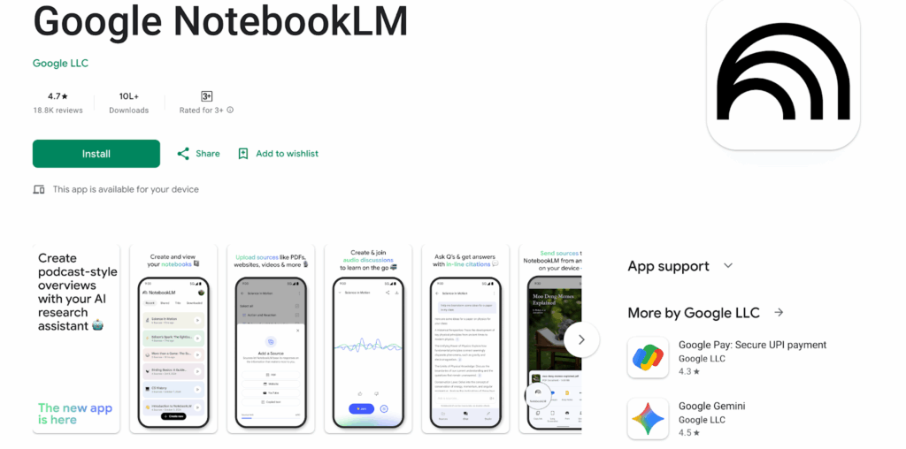 google notebooklm