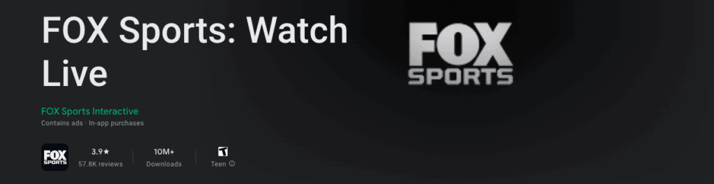 fox sports applications
