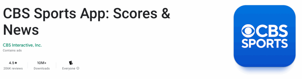 cbs sports applications