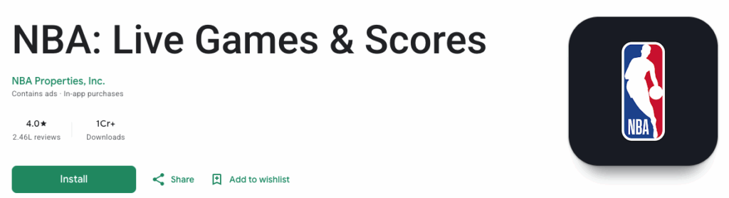 NBA Sports Applications