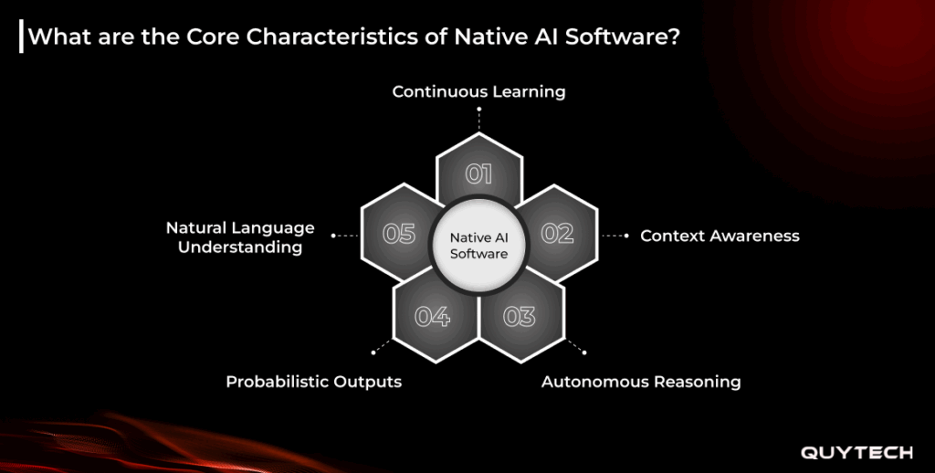 Core Characteristics of Native AI Software