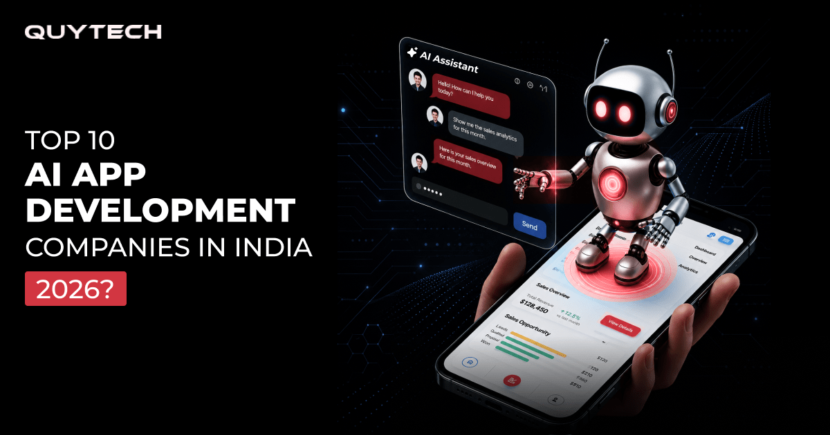 top 10 ai app development companies in india